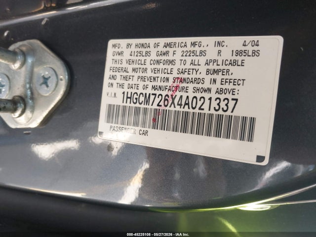 Honda Accord 2.4 Ex