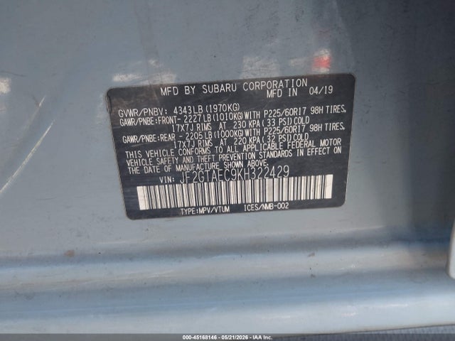 Subaru Crosstrek 2.0i Premium