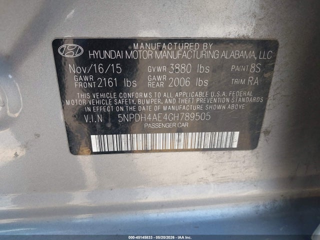 Hyundai ELANTRA Se