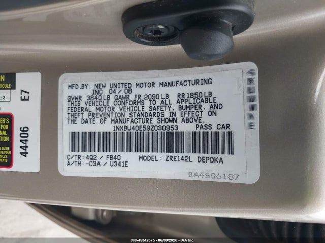 Toyota Corolla Le
