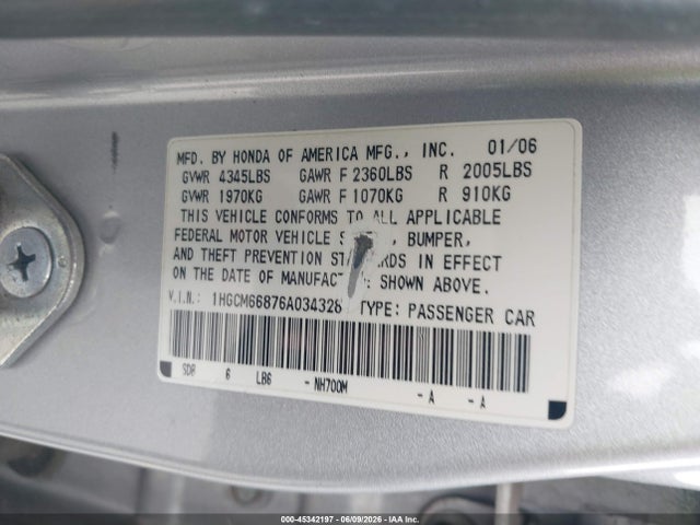 Honda Accord 3.0 Ex