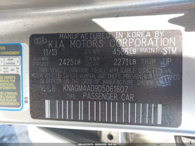 Kia Optima Lx