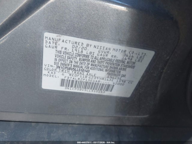 Nissan Kicks S Xtronic Cvt