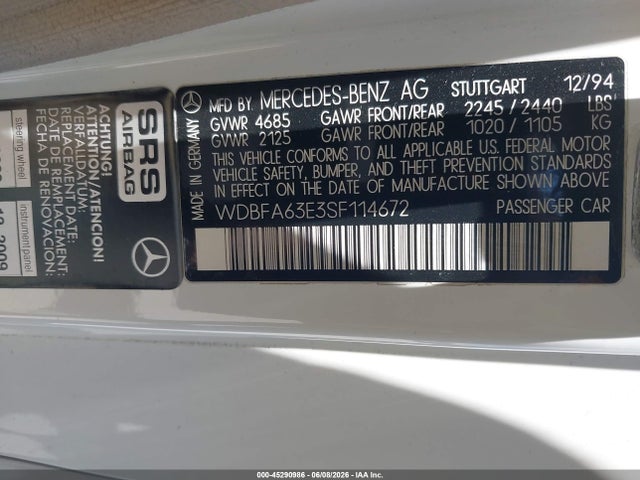 Mercedes-Benz S-Class 320