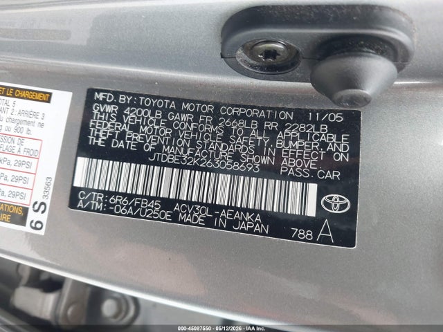 Toyota Camry Le