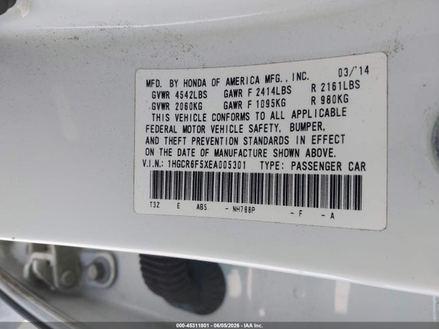 Honda Accord Ex-l
