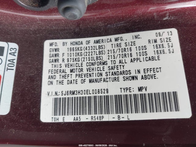 Honda CR-V Lx