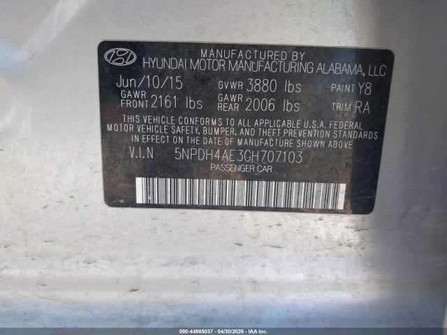 Hyundai ELANTRA Se
