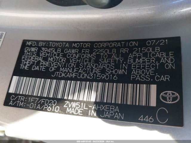 Toyota Prius Le