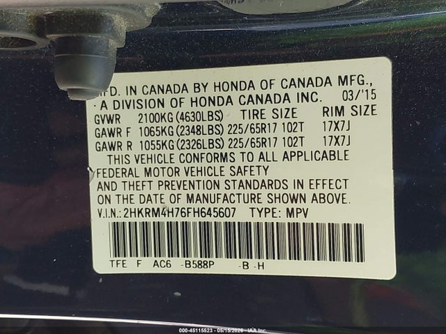 Honda CR-V Ex-l