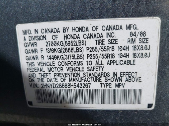 Acura MDX Technology Package