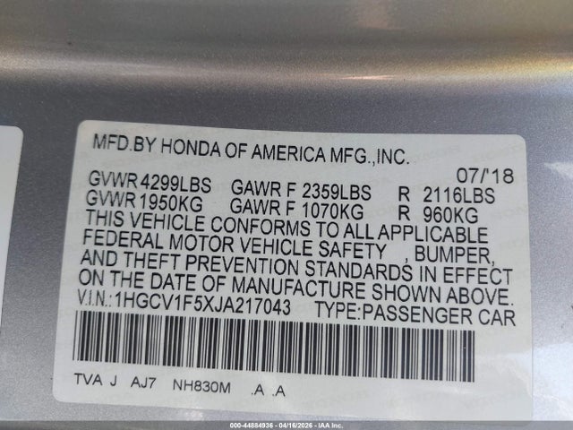 Honda Accord Ex-l