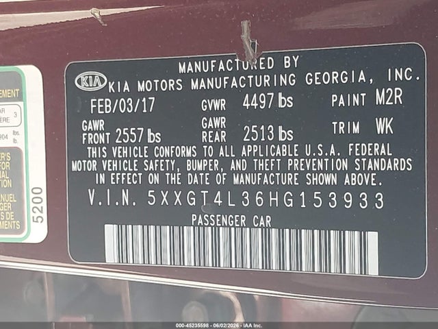 Kia Optima Lx