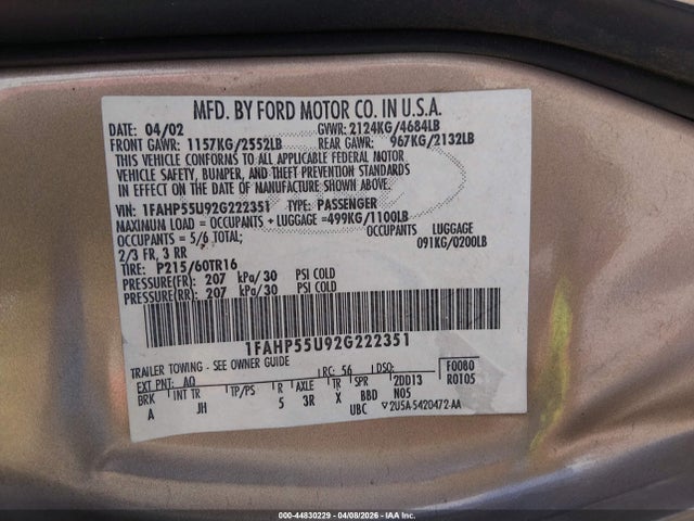 Ford Taurus Ses