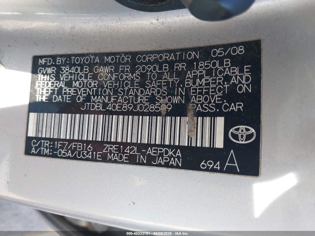 Toyota Corolla Le