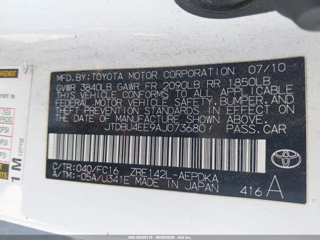 Toyota Corolla Le