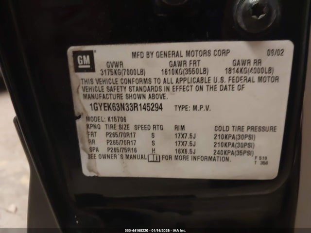 Cadillac Escalade Standard