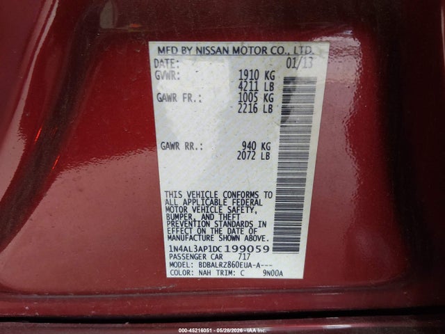 Nissan Altima 2.5 S