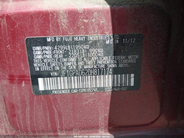Subaru Impreza 2.0i Premium