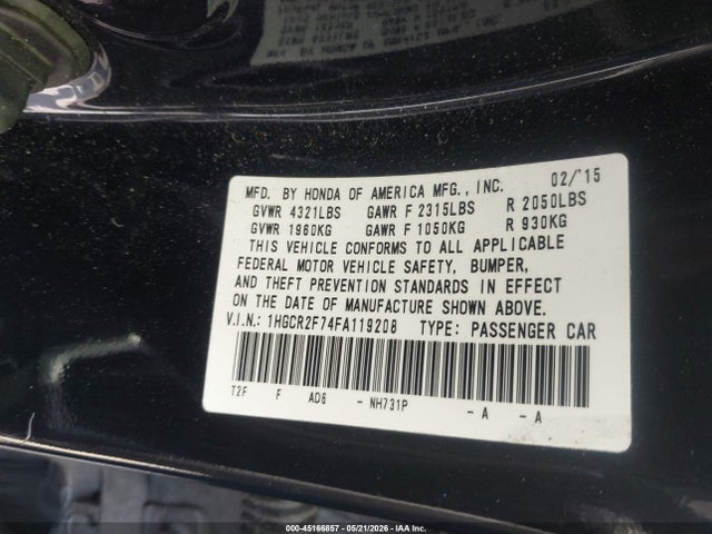 Honda Accord Ex