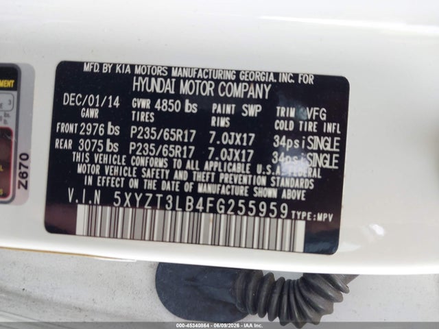 Hyundai SANTA FE 2.4l