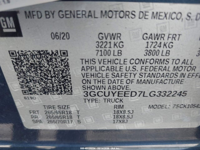 Chevrolet Silverado 1500 4wd  Short Bed Rst