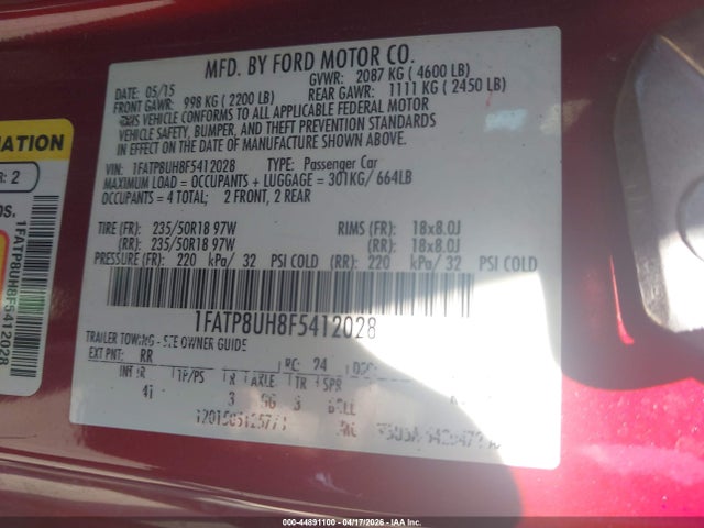 Ford Mustang Ecoboost Premium