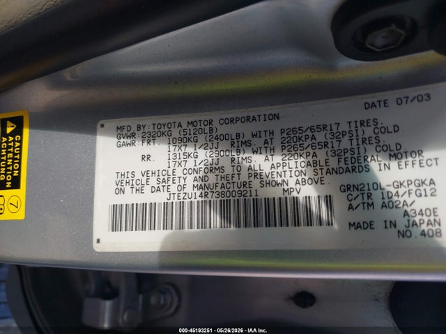 Toyota 4Runner Sr5 V6