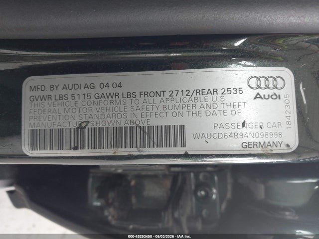 Audi A6 2.7t S-line