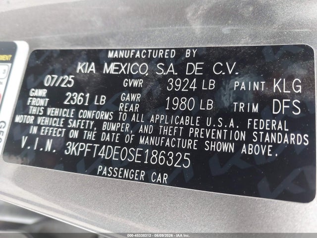 Kia K4 Lxs