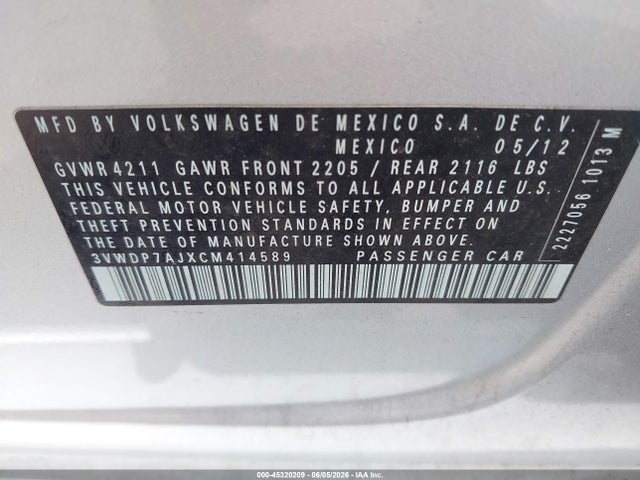 Volkswagen Jetta 2.5l Se