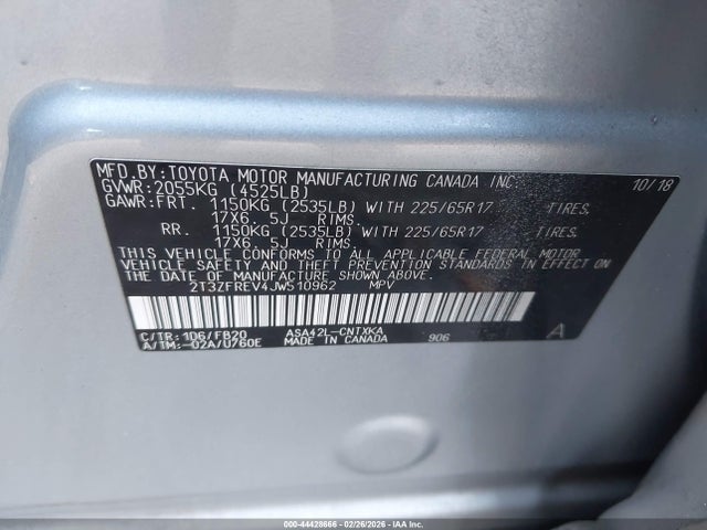Toyota RAV4 Le