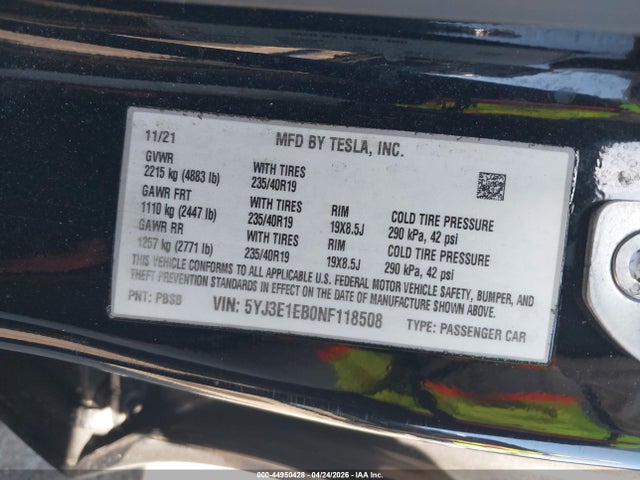 Tesla Model 3 Long Range Dual Motor All-wheel Drive