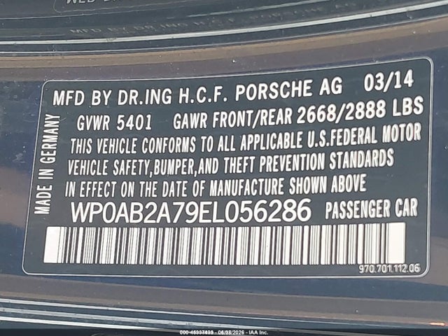 Porsche Panamera 4s