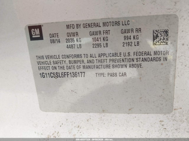 Chevrolet Malibu 1lt
