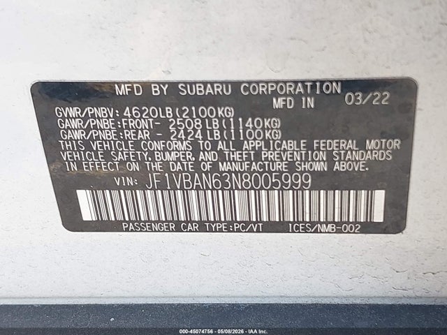 Subaru WRX Limited