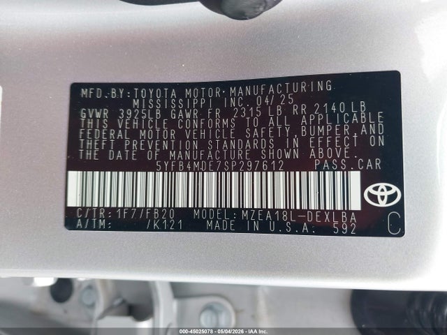 Toyota Corolla Le