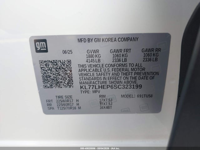 Chevrolet Trax Fwd Lt
