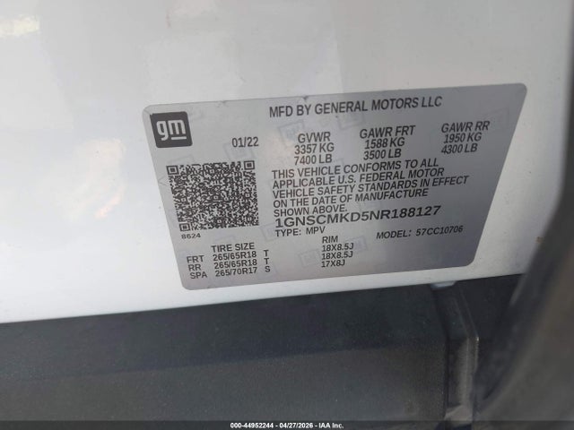 Chevrolet Tahoe 2wd Ls