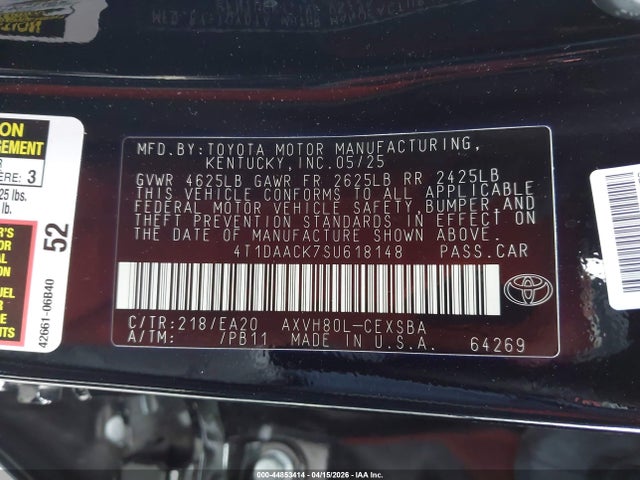 Toyota Camry Se