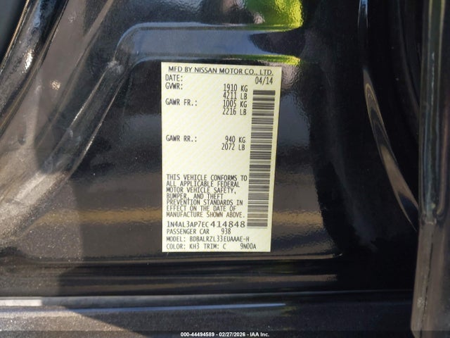 Nissan Altima 2.5 S