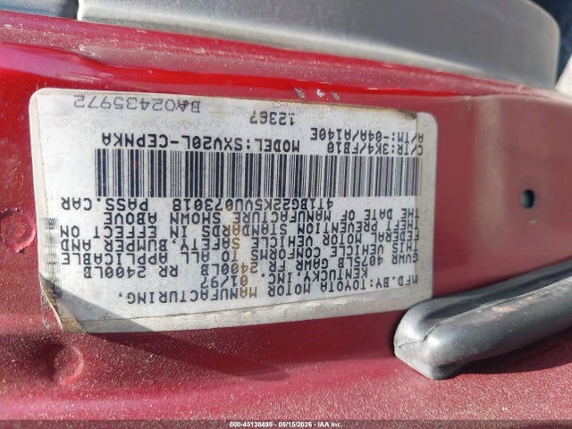 Toyota Camry Le