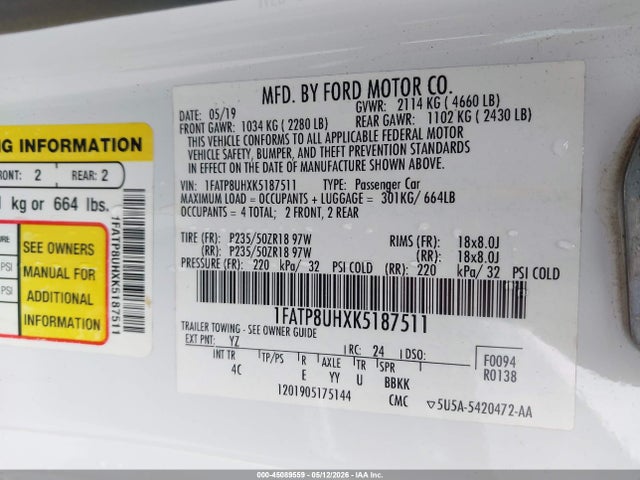 Ford Mustang Ecoboost Premium