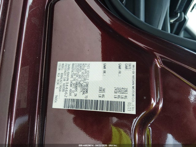 Nissan Altima Sv Fwd