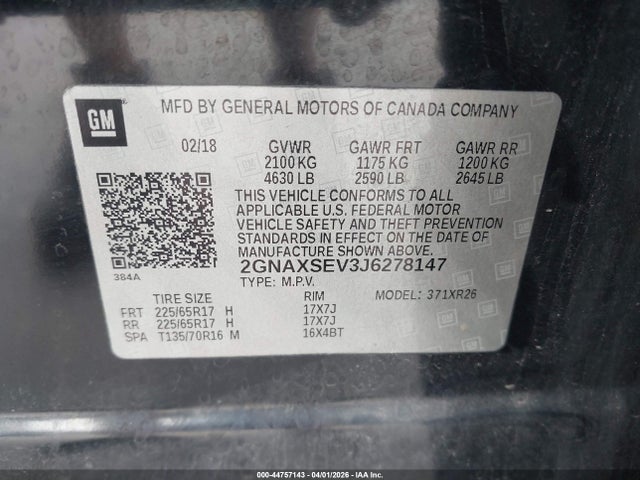 Chevrolet Equinox Lt