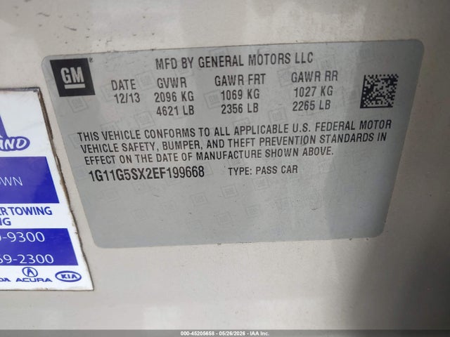 Chevrolet Malibu 3lt