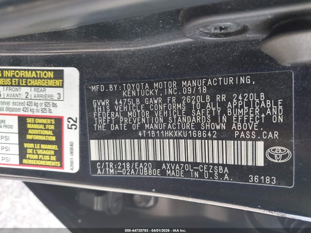 Toyota Camry Se