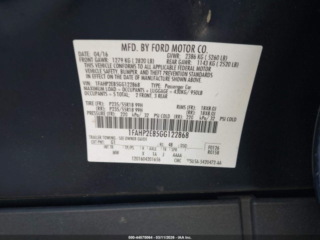 Ford Taurus Sel
