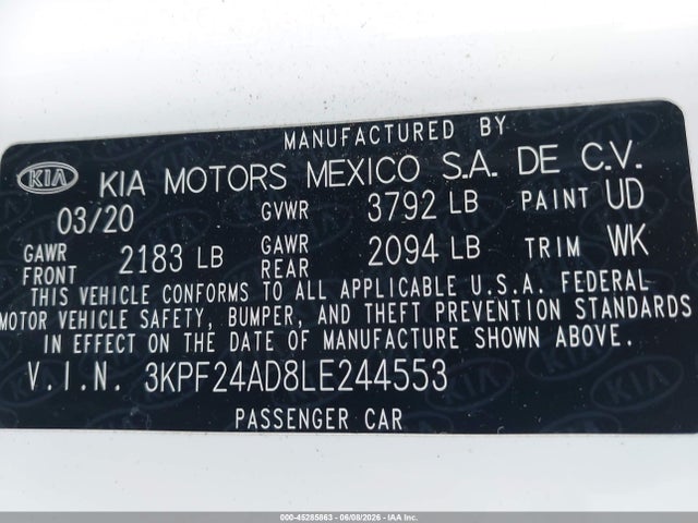 Kia Forte Lxs