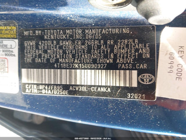 Toyota Camry Le